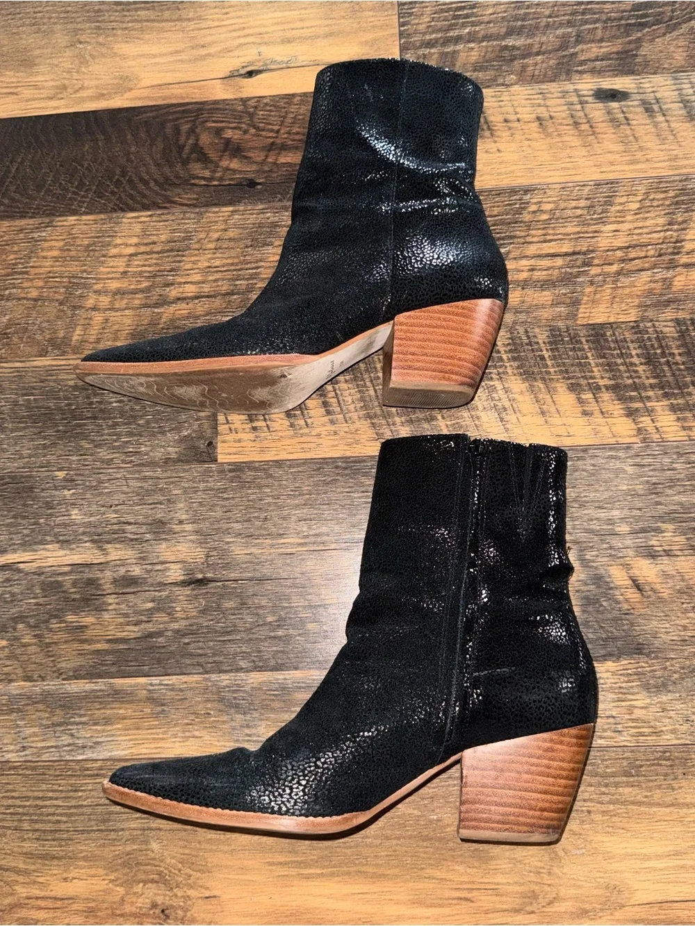 Matisse Black Pointed Toe Ankle Booties